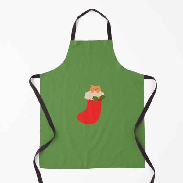 Item preview, Christmas Stocking with Cat designed and sold by ViolettLight.