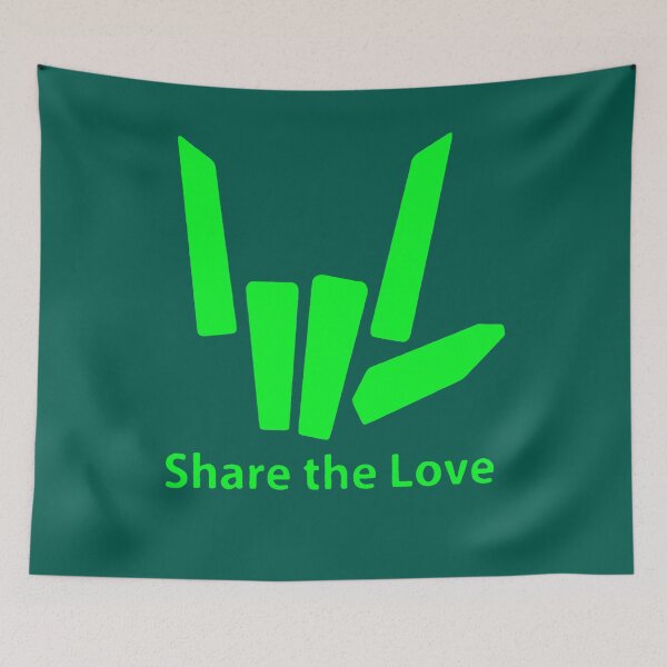 Item preview, Get Here Kids Original share The Love hoodie designed and sold by LeMonkeyHouse.