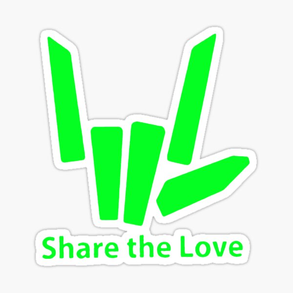 Get Here Kids Original share The Love hoodie Sticker