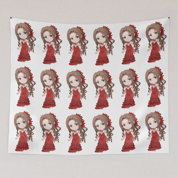 Item preview, Final Fantasy 7 Remake Aerith Gainsborough (Aeris) Red Dress designed and sold by Anime Access.