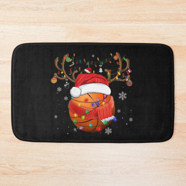 Item preview, Santa Hat Basketball Reindeer Christmas designed and sold by chetme.