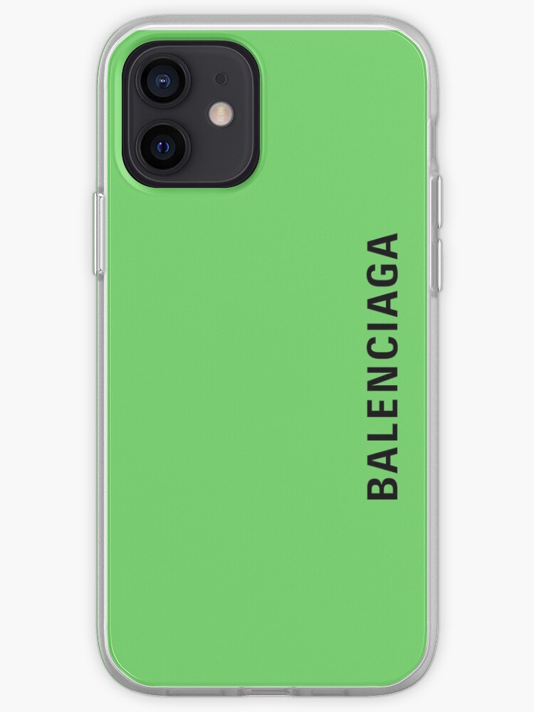 white balenciaga phone case