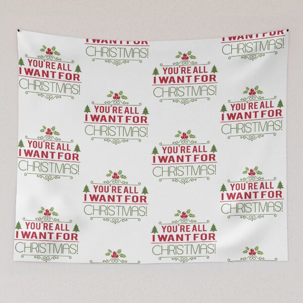 Item preview, You're All I Want For Christmas! Tis The Season to be Jolly! designed and sold by Capiral Bucketlist.