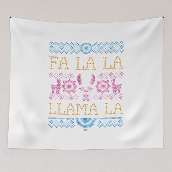 Item preview, Fa La Llama Ugly Christmas Sweater  designed and sold by synthesizer.