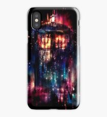 tardis dr who paint iPhone Case