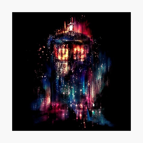 tardis dr who paint Photographic Print
