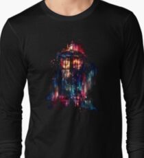 tardis dr who paint Long Sleeve T-Shirt