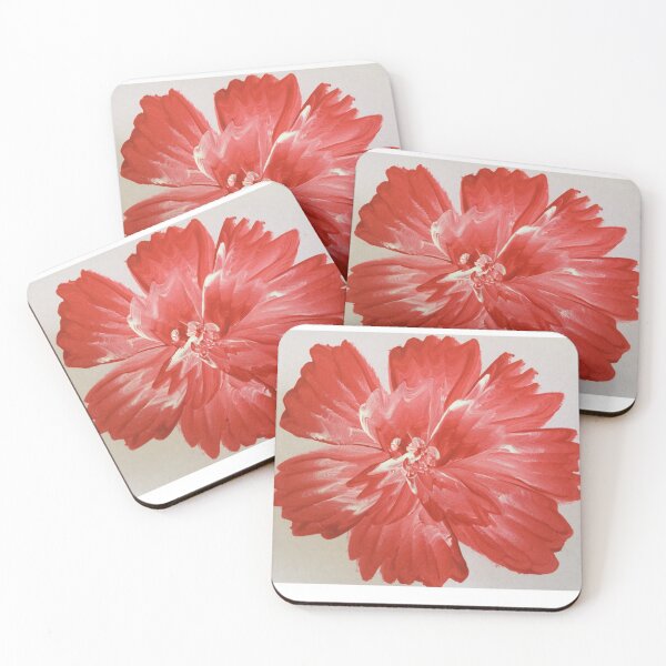Item preview, Painted Red Hibiscus Flower designed and sold by UncleStuScience.