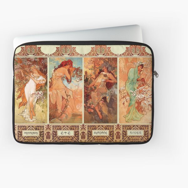 Item preview, Alphonse Mucha Four Seasons Art Nouveau designed and sold by JoolyA.