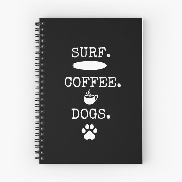 Item preview, Surfing Coffee Dogs - Surfer Coffee & Dog Lover Gift designed and sold by Presto Prints Design.