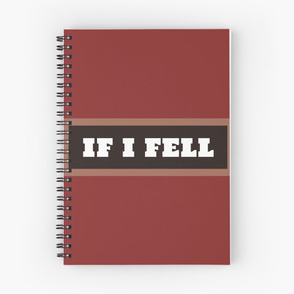Item preview, If I Fell designed and sold by QuotesDogma.