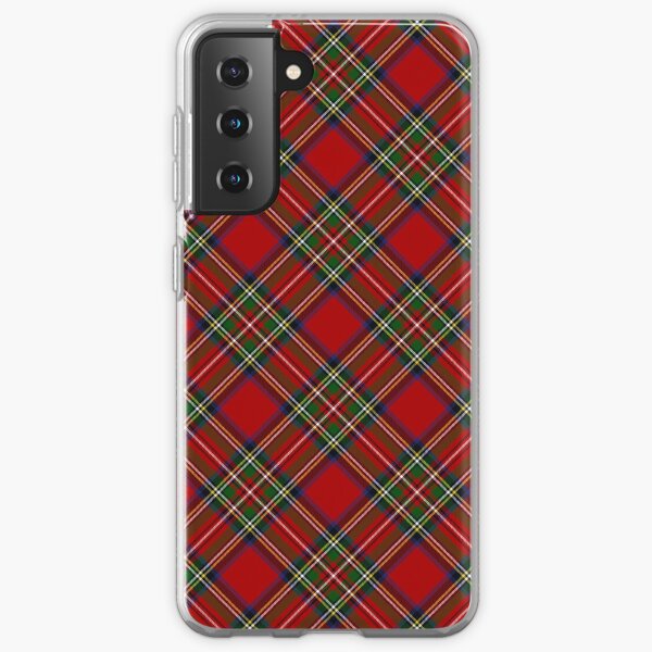 Royal Stewart Tartan Cross Plaid Samsung Galaxy Soft Case