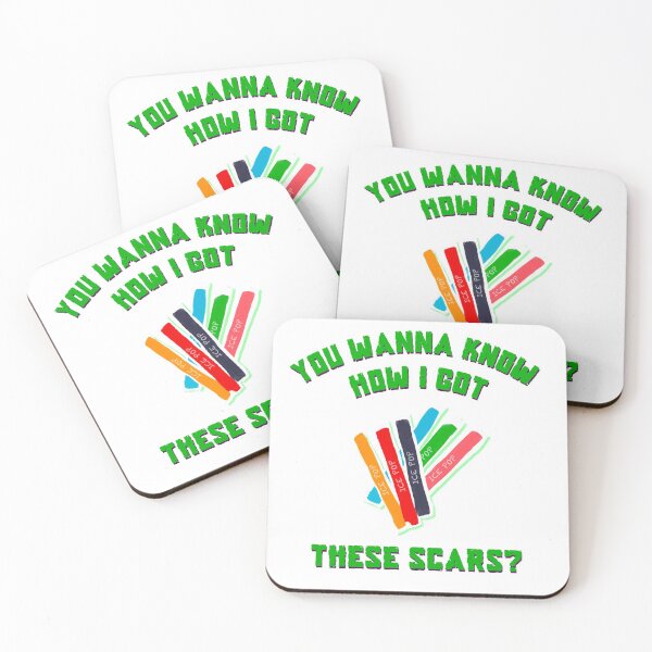Item preview, Funny “You Wanna Know How I Got These Scars” Ice Pop Meme designed and sold by gobbieshoppe.