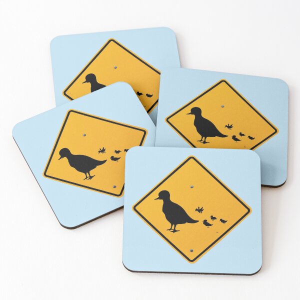 Item preview, Duckings and Mom Crossing Road Sign Accessories designed and sold by SignsAreReal.