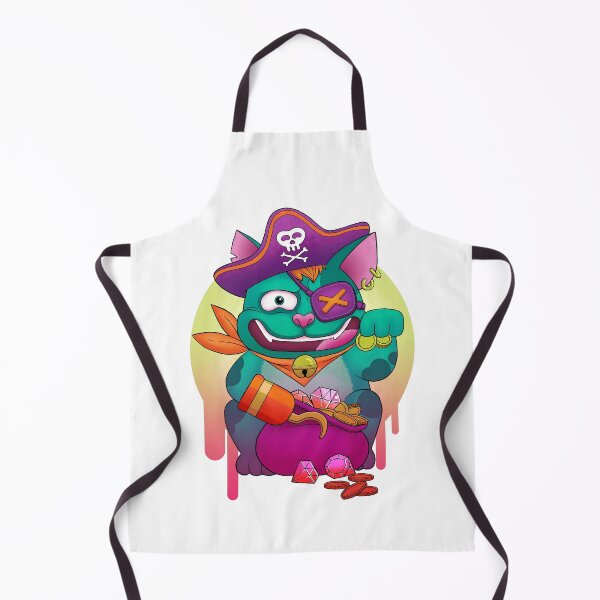 Item preview, Psychedelic Fortune Cat - Pirate designed and sold by psychedelious.