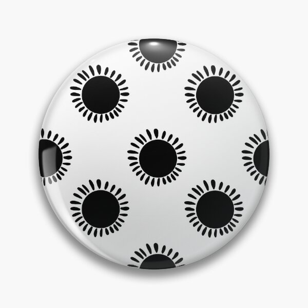 Item preview, Black and White Sun Pattern designed and sold by HotMessReta.