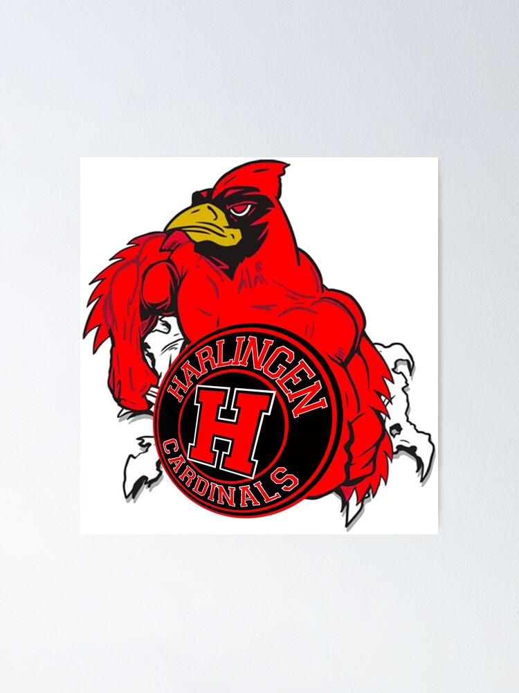 Póster «Camisetas y merchandising de los Harlingen Cardinals» de ...