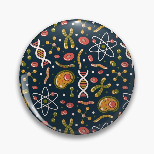 Item preview, Molecules and Atoms Pattern on Blue designed and sold by Simplulina.