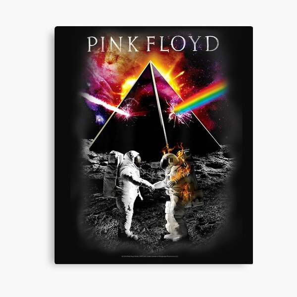 Astronaute Pink Floyd Dark Side of the Moon Impression sur toile
