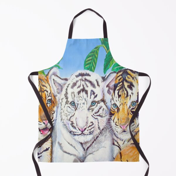 Item preview, Three Cute Tiger Cubs in their Imaginary Kingdom designed and sold by TJHstudio.