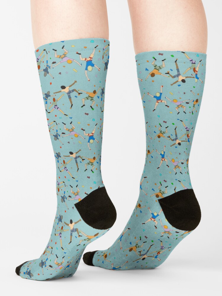 "Rock Climbing" Socks by Camelart Redbubble