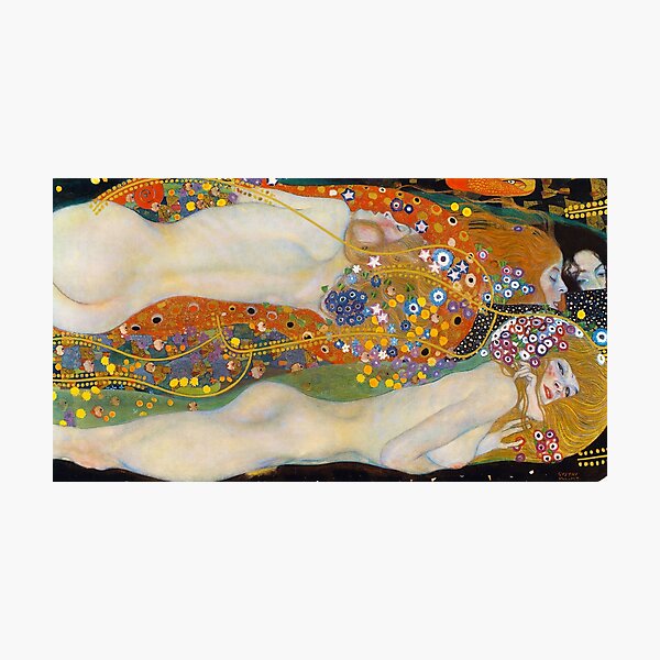 Item preview, Gustav Klimt - Serpents d'eau II (1907) designed and sold by HistoryRestored.