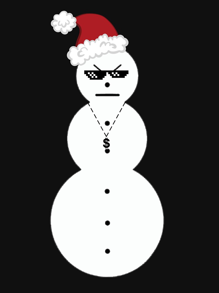 angry snowman t shirt