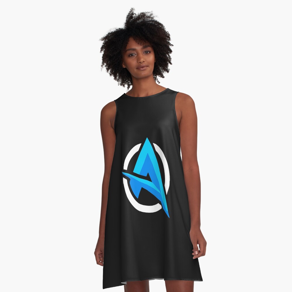 Item preview, A-Line Dress designed and sold by RecordsCanton.