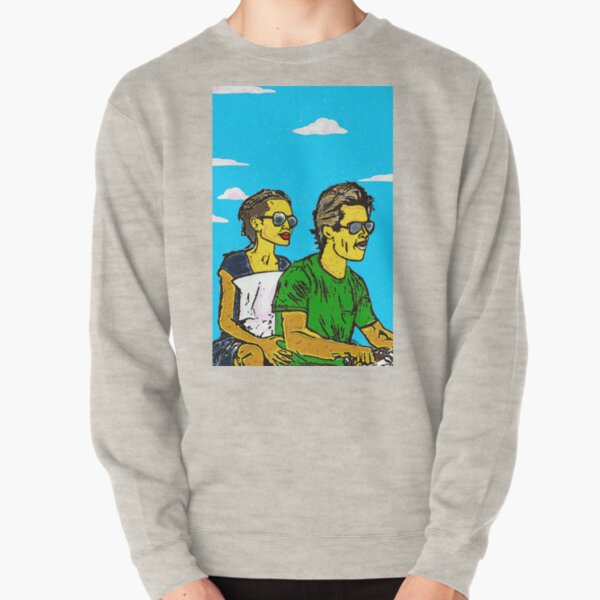 Brad and Ange - www.art-customized.com Pullover Sweatshirt
