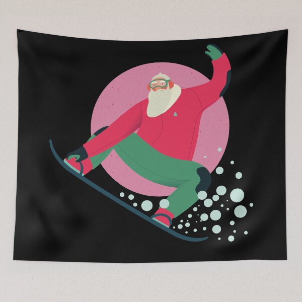 Item preview, Snowboarding Santa  designed and sold by Md1982.