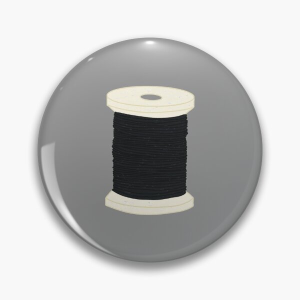 Item preview, Black embroidery spool designed and sold by pinkfridgebr.