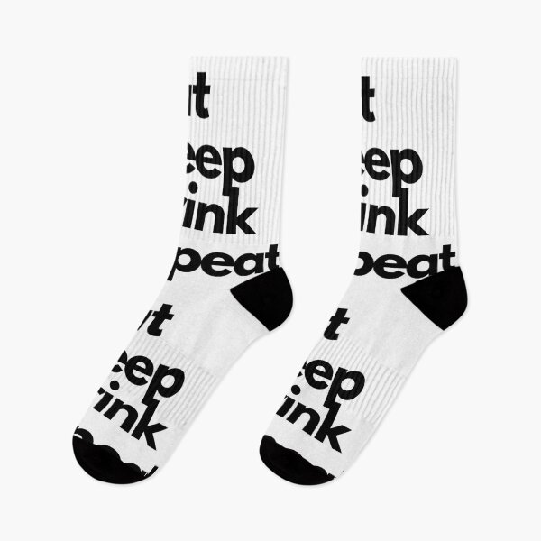 Item preview, Eat Sleep Drink Repeat for Alcoholic Art Print designed and sold by BleeArtwork.