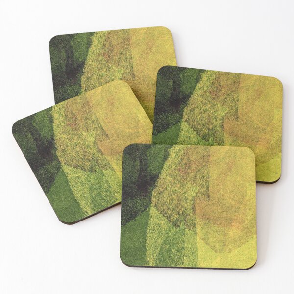 Item preview, Green, vibrant, modern abstract painting designed and sold by theendup.