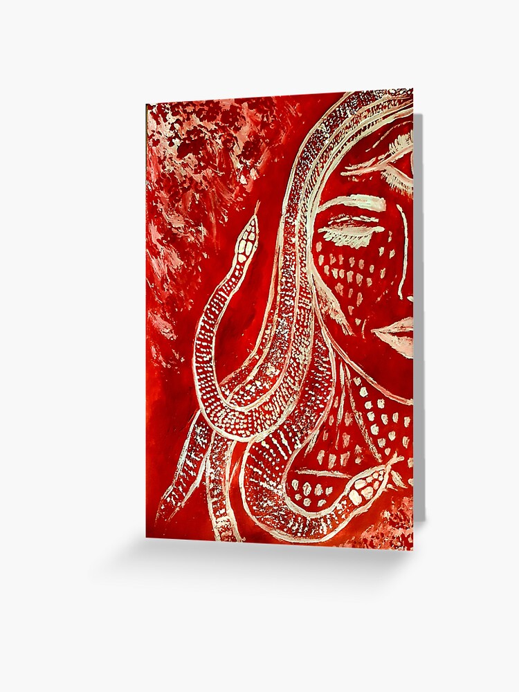 Thumbnail 1 of 2, Greeting Card, Goddess designed and sold by LoveVasi.
