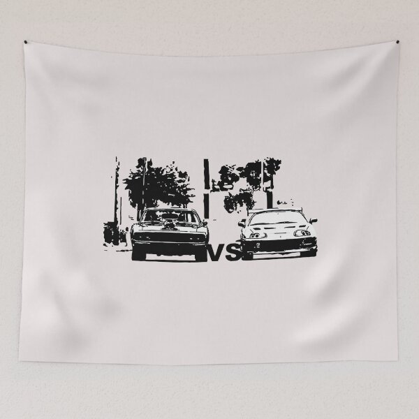 Item preview, Fast Furious Charger Verses Supra Street Racing designed and sold by RecordsCanton.