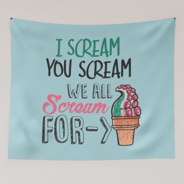 Item preview, I Scream You Scream We All Scream designed and sold by IsoioraEusida.