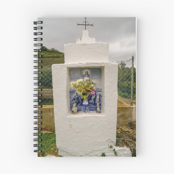 Item preview, A Traditional Roadside Shrine with Holy Mary on Azulejos designed and sold by AWomanAfoot.