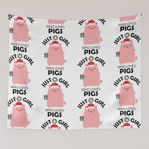 Item preview, Just A Girl Who Loves Pigs designed and sold by GravitiTees.