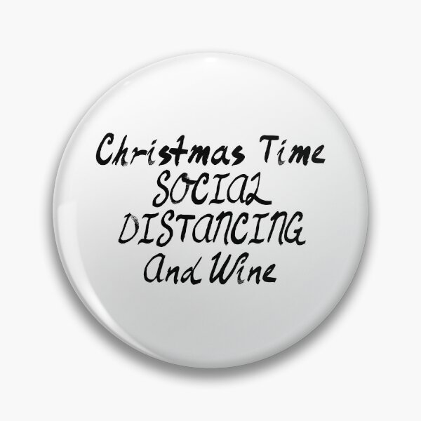 Item preview, Quarantined Christmas Time Social Distancing and Wine! designed and sold by ChibiSekai.
