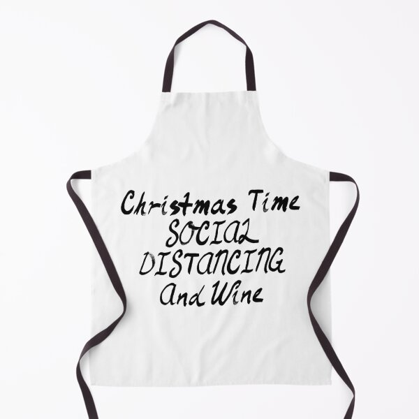 Item preview, Quarantined Christmas Time Social Distancing and Wine! designed and sold by ChibiSekai.