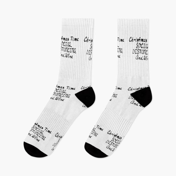Item preview, Quarantined Christmas Time Social Distancing and Wine! designed and sold by ChibiSekai.