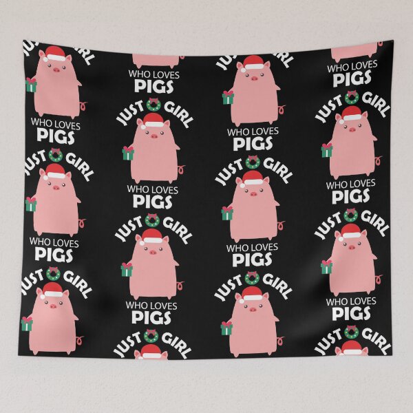Item preview, Just A Girl Who Loves Pigs Pig Lover designed and sold by GravitiTees.