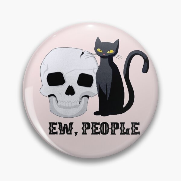Item preview, Cat and skull designed and sold by MrDogn.