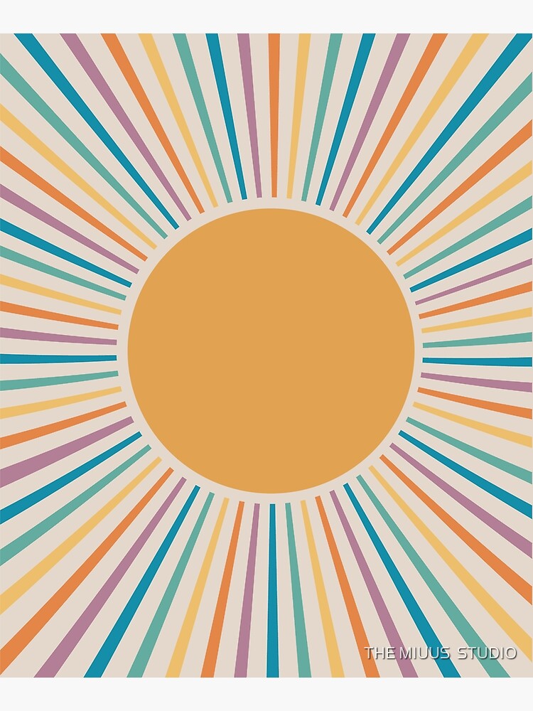 Retro Sun II by MiuusStudio