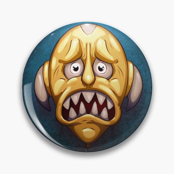 Fear demon balloon Pin