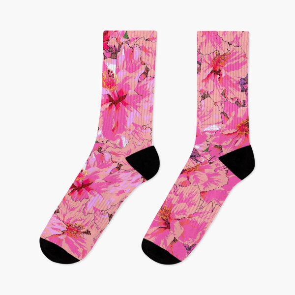 Item preview, Pink hibiscus frenzy. designed and sold by LaBellCreative.