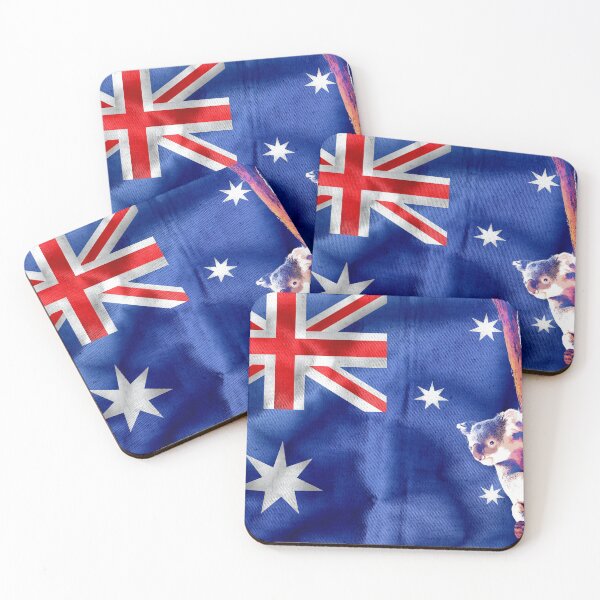 Item preview, Australian koala flag designed and sold by urban-color.
