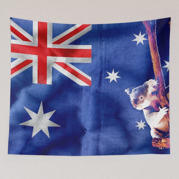 Item preview, Australian koala flag designed and sold by urban-color.