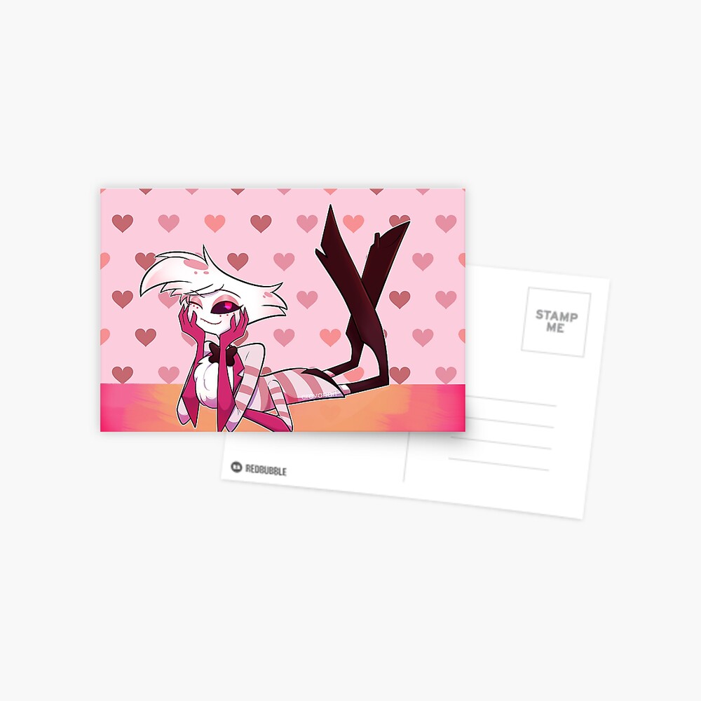 Hazbin Hotel Angel Dust Flipped Postcard By Crevanart Redbubble My Xxx Hot Girl