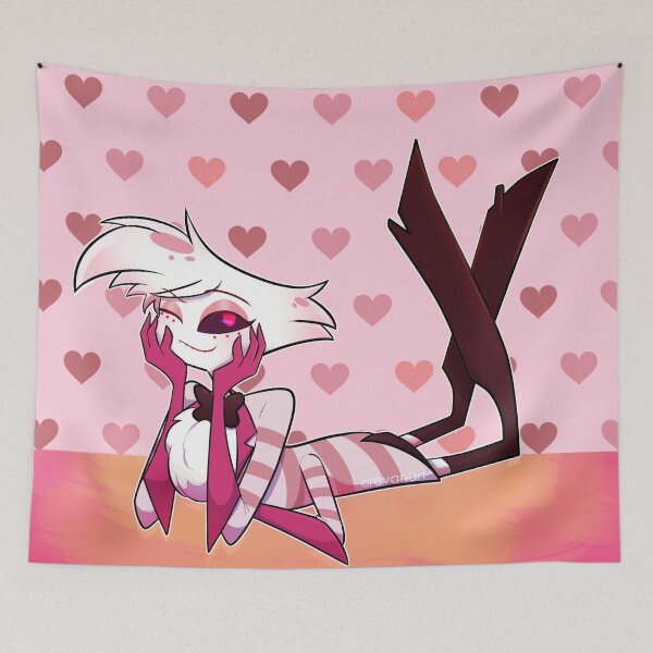 Item preview, Hazbin Hotel - Angel Dust (flipped) designed and sold by crevanart.